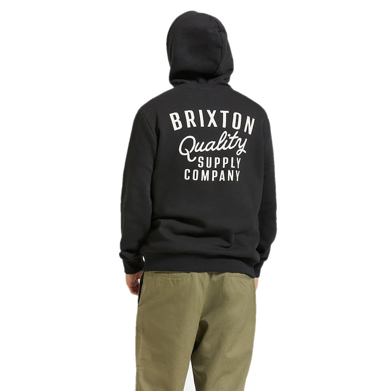 BRIXTON パーカー "HUBAL HOOD" (Black)