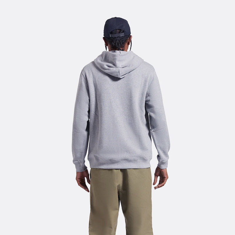 BRIXTON パーカー "VARSITY BROKEN IN HOOD" (Heather Gray)