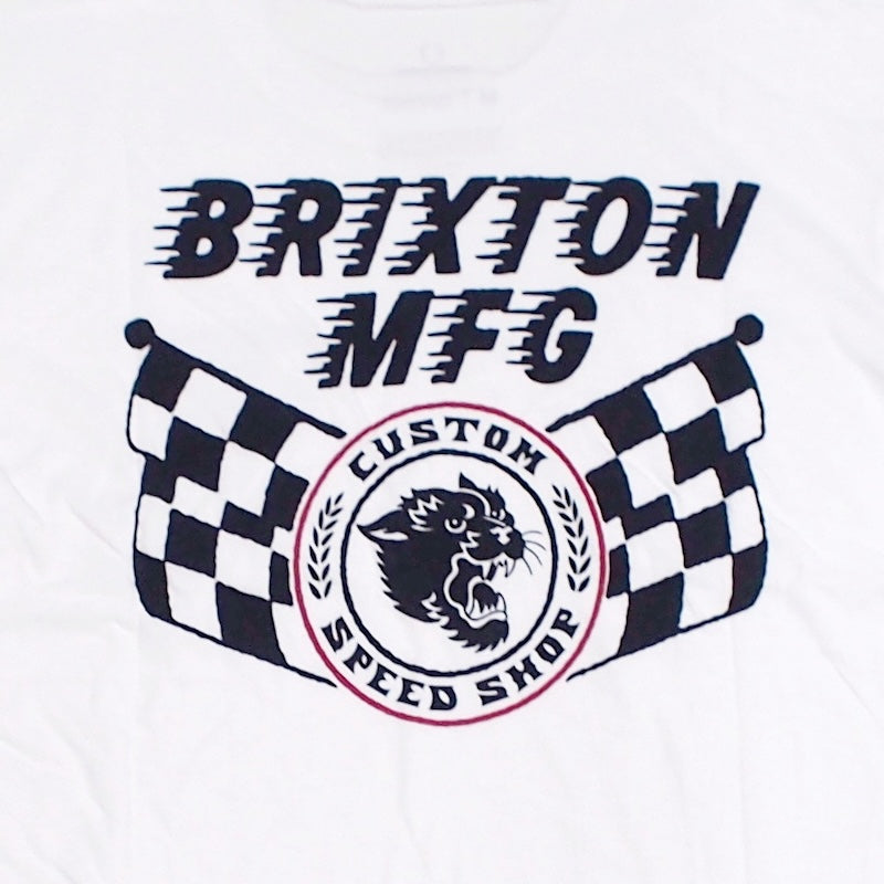 BRIXTON Tシャツ "DUNBAR S/S STANDARD TEE" (White)