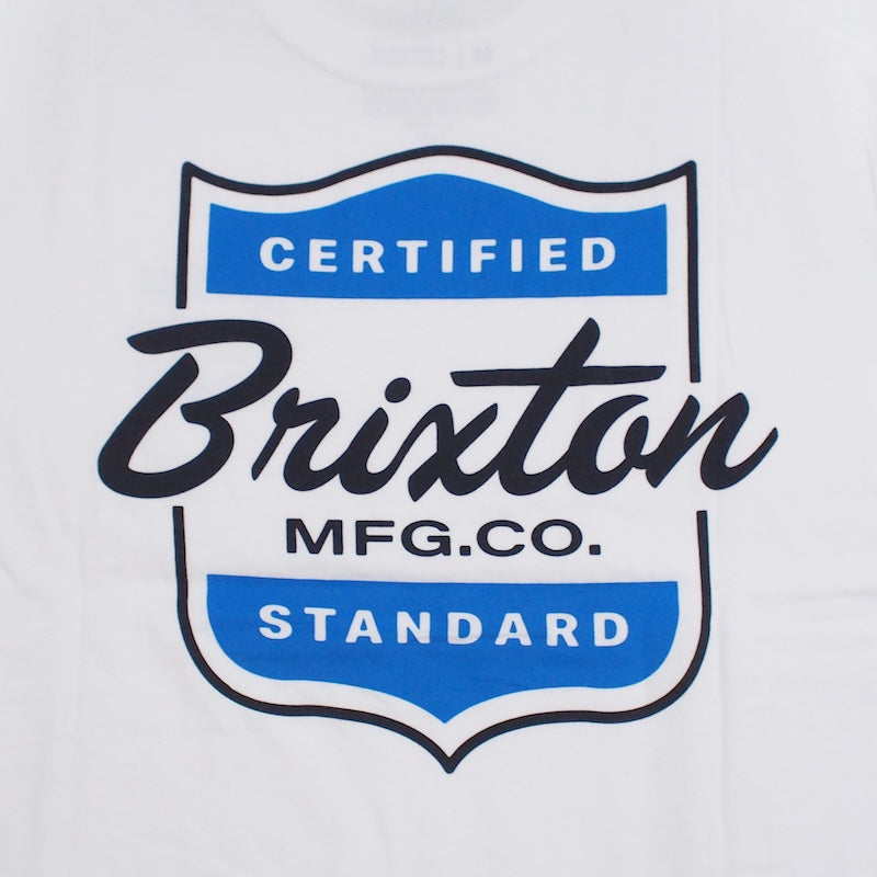 BRIXTON Tシャツ "BROOKER S/S STANDARD TEE" (White)