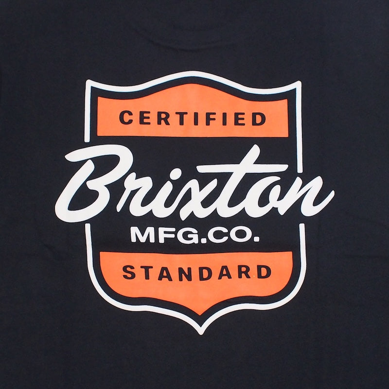 BRIXTON Tシャツ "BROOKER S/S STANDARD TEE" (Black)