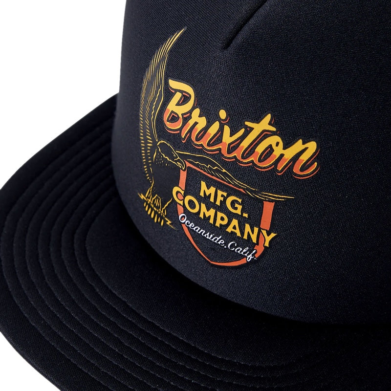 BRIXTON メッシュキャップ "HIGHLINE NP HP TRUCKER HAT" (Black)