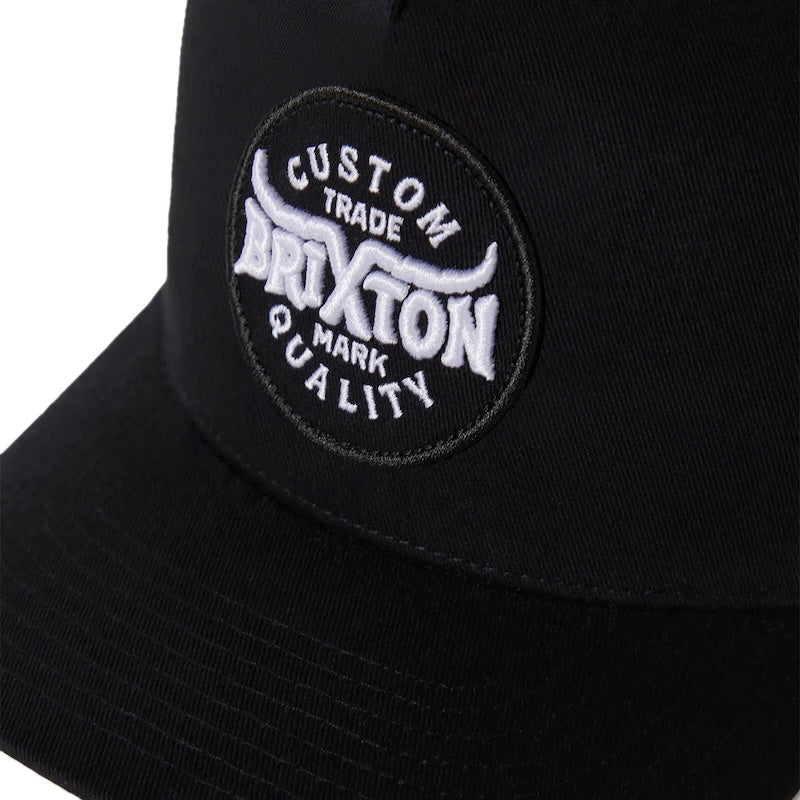 BRIXTON メッシュキャップ "GIBSON C NP MP TRUCKER HAT" (Black / Black)
