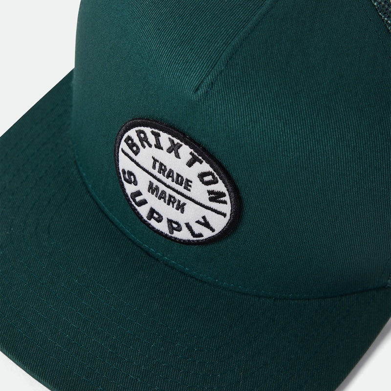 BRIXTON メッシュキャップ "OATH MP TRUCKER HAT" (Night Sage / Night Sage)