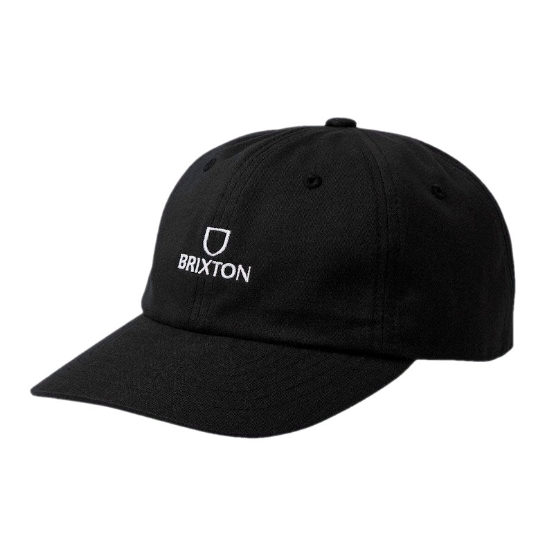 BRIXTON キャップ "ALPHA NETPLUS LP ADJ CAP" (Black / White Rinse)