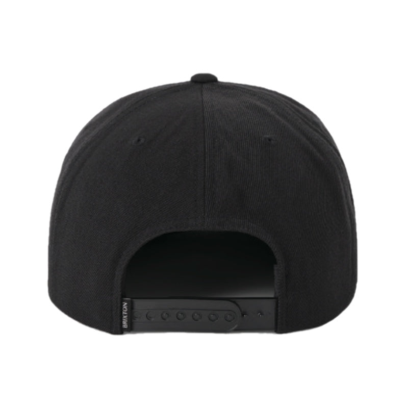 BRIXTON キャップ OATH III SNAPBACK CAP ブラック/ゴールド 商品画像 背面
