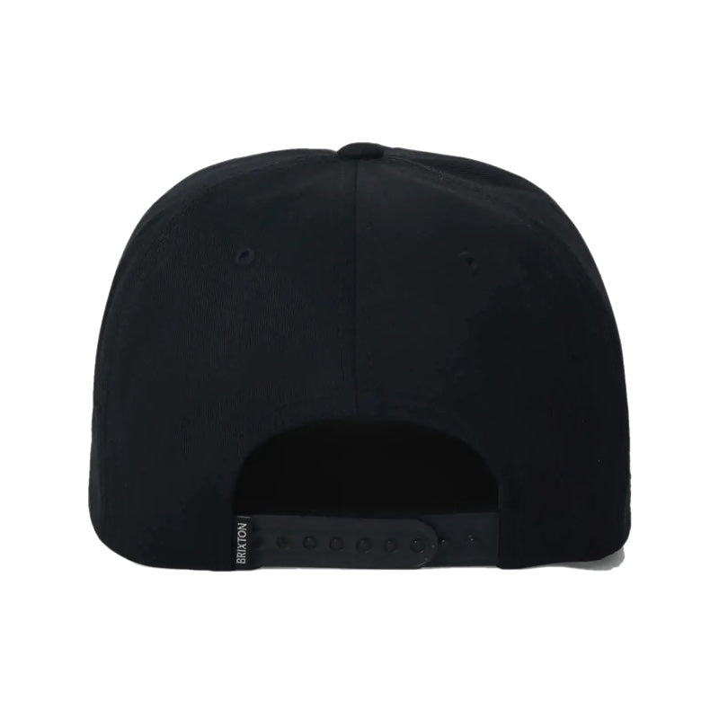 BRIXTON キャップ SMILE ALWAYS HP SNAPBACK CAP ブラック 商品画像 背面