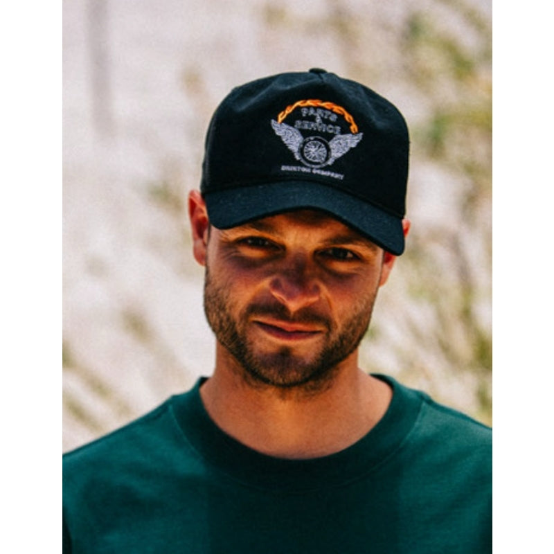 BRIXTON メッシュキャップ LEEWAY MP TRUCKER HAT ブラック 着用画像