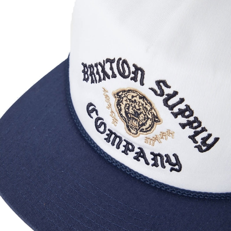 BRIXTON キャップ MORADO MP SNAPBACK CAP ブルー/ホワイト 商品画像 クローズアップ