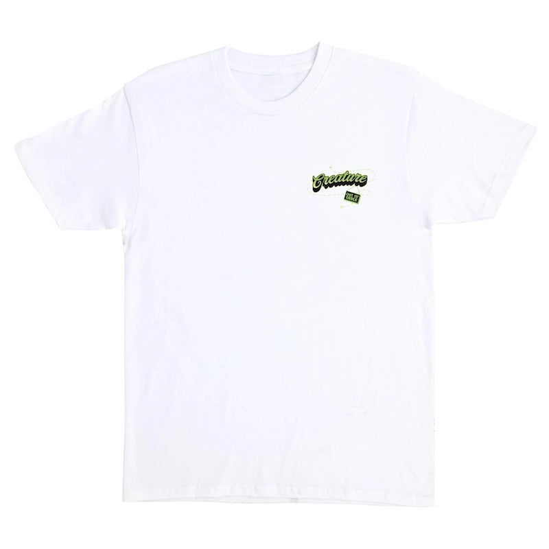 CREATURE Tシャツ "BARFLY TEE" (White)