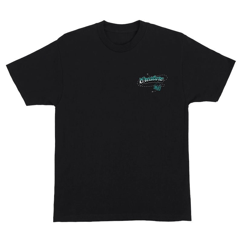 CREATURE Tシャツ "BARFLY TEE" (Black)