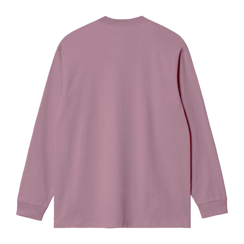 Carhartt WIP　L/STシャツ　"L/S CHASE T-SHIRT"　(Glassy Pink / Gold)