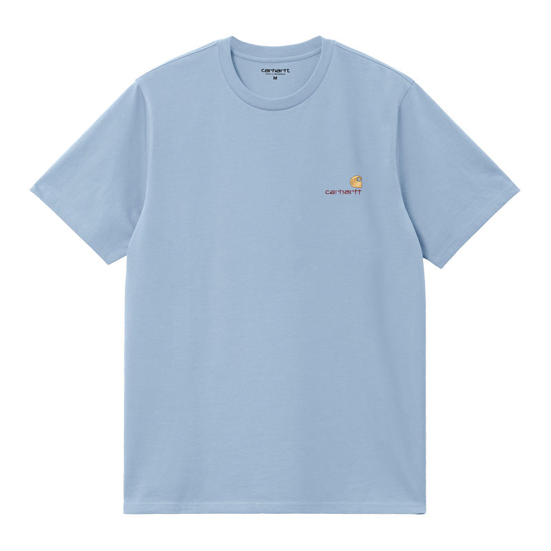 Carhartt WIP　Tシャツ　"S/S AMERICAN SCRIPT T-SHIRT"　(Frosted Blue)