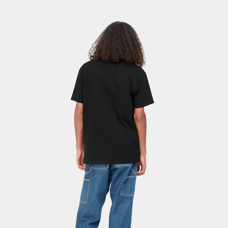 Carhartt WIP　Tシャツ　"S/S AMERICAN SCRIPT T-SHIRT"　(Black)