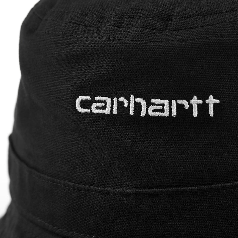 Carhartt WIP　ハット　"SCRIPT BUCKET HAT"　(Black / White)