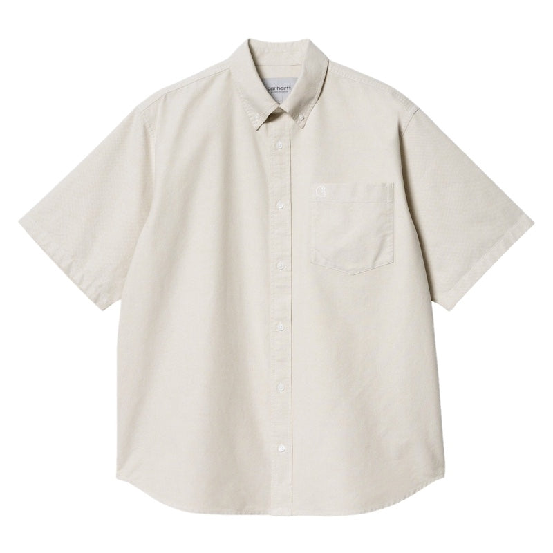 Carhartt WIP　S/Sシャツ　"S/S BRAXTON SHIRT"　(Agate / Wax)