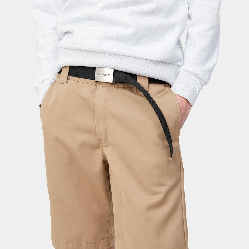 Carhartt WIP ベルト CLIP BELT CHROME ブラック 着用画像 正面