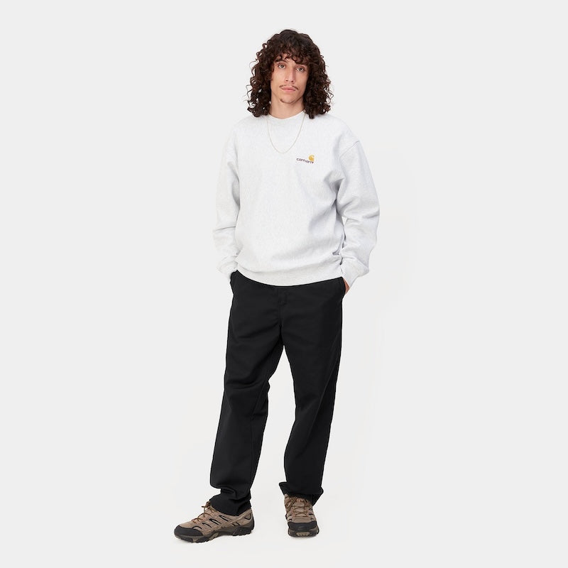 Carhartt WIP パンツ CRAFT PANT ブラック 着用画像 正面 全身