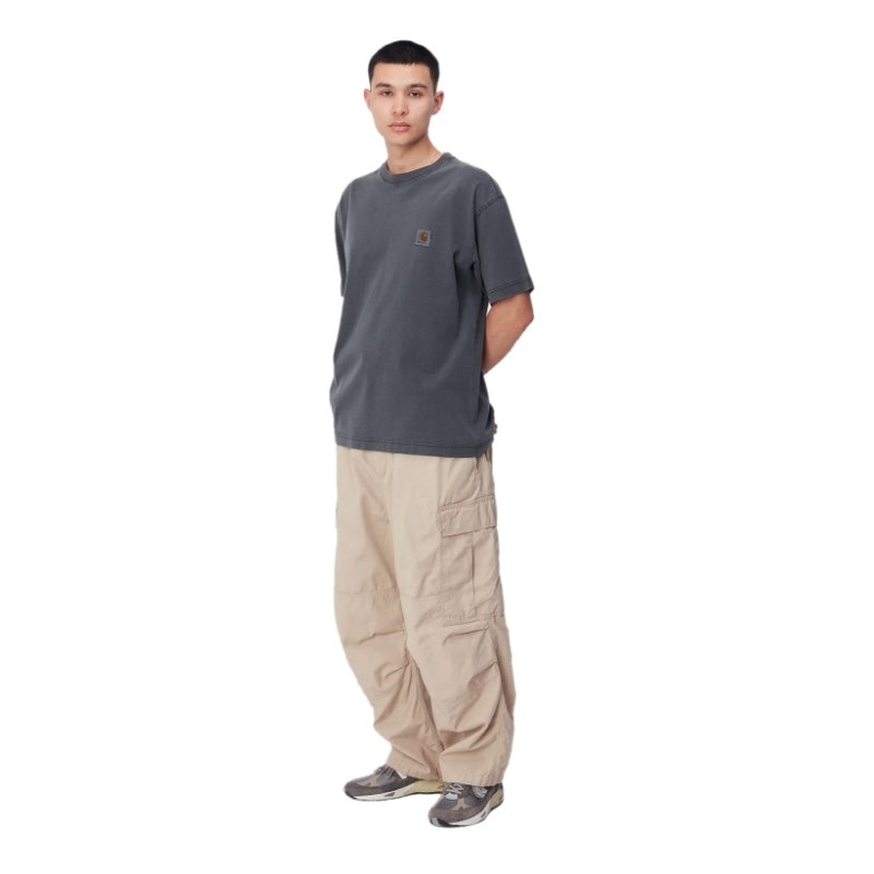 Carhartt WIP Tシャツ S/S NELSON T-SHIRT (Black) 着用画像 全身