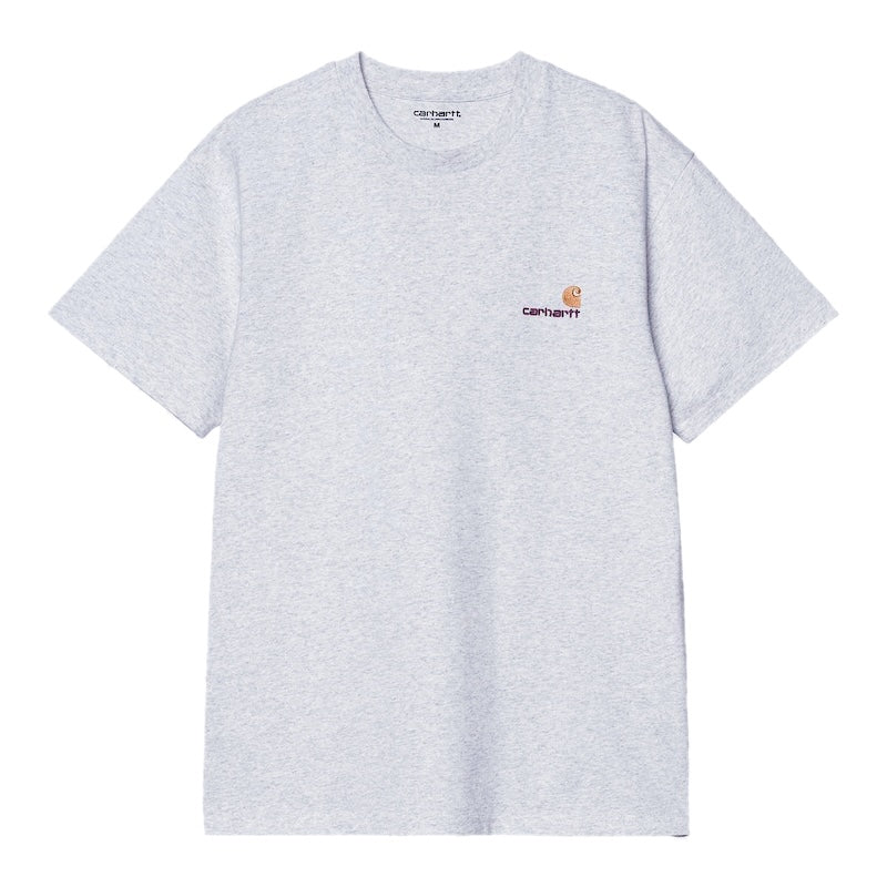 Carhartt WIP Tシャツ S/S AMERICAN SCRIPT T-SHIRT アッシュ