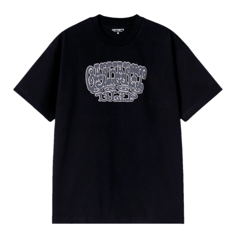 Carhartt WIP Tシャツ S/S TIPSY TYPE T-SHIRT ブラック | ストリート