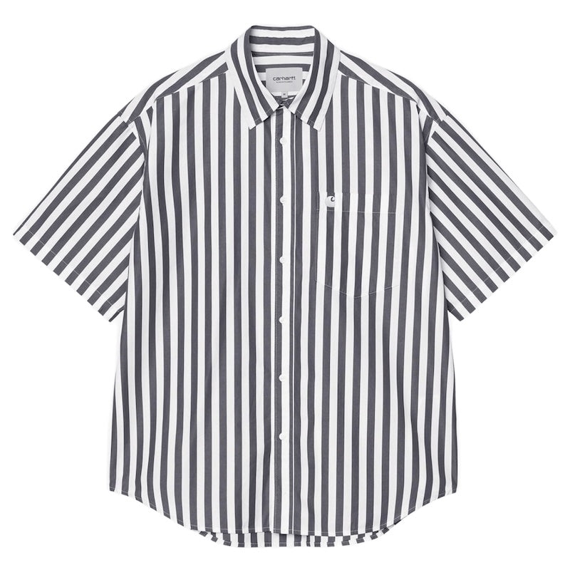 Carhartt WIP S/Sシャツ S/S ROYCE SHIRT グラファイト | ストリート 