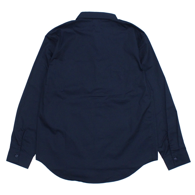DOGTOWN L/Sシャツ "L/S PATCH WORK SHIRT" (Dark Navy)