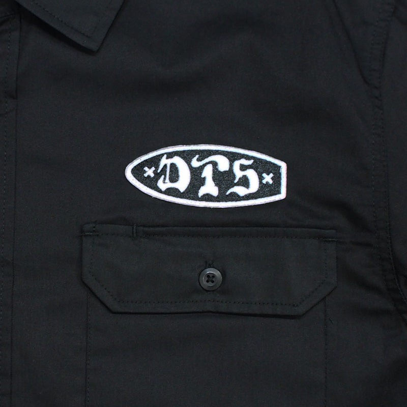 DOGTOWN　L/Sシャツ　"L/S PATCH WORK SHIRT"　(Black)