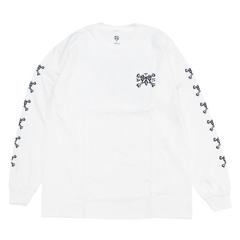 DOGTOWN　L/STシャツ　"DOGS L/S TEE"　(White / Black)