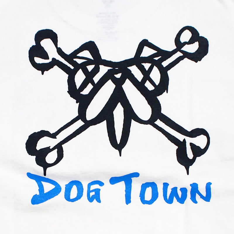 DOGTOWN　L/STシャツ　"DOGS L/S TEE"　(White / Black)