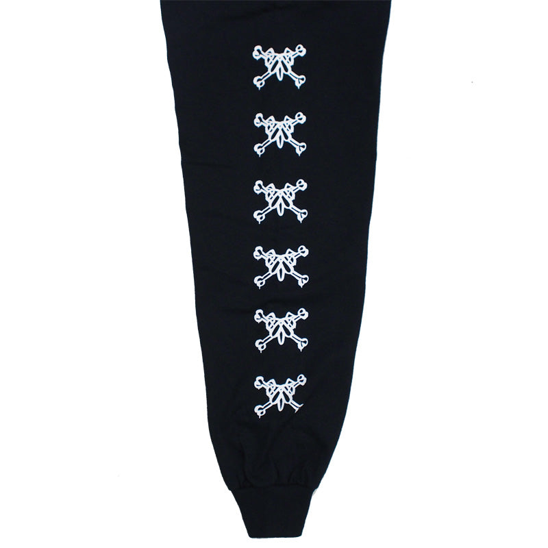 DOGTOWN L/STシャツ "DOGS L/S TEE" (Black / White)