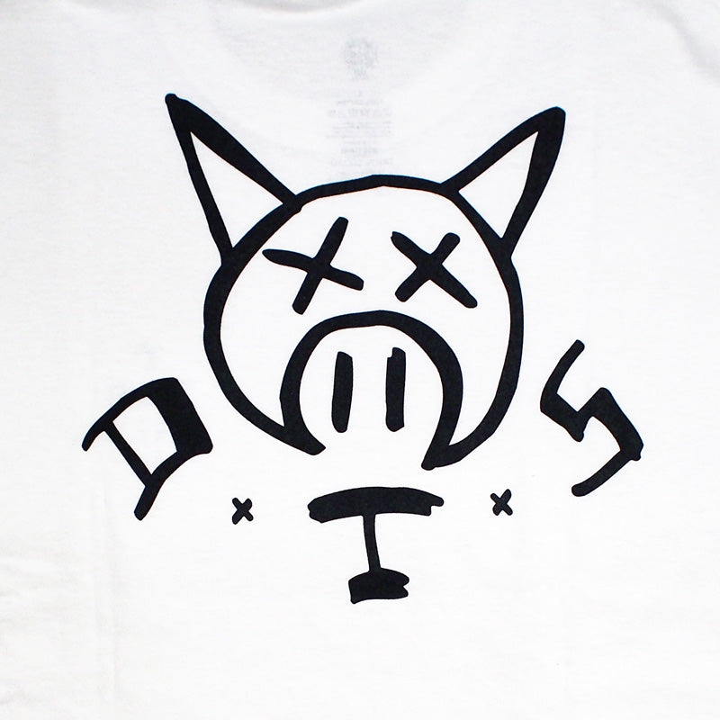 DOGTOWN　Tシャツ　"PIG DTS TEE"　(White / Black)