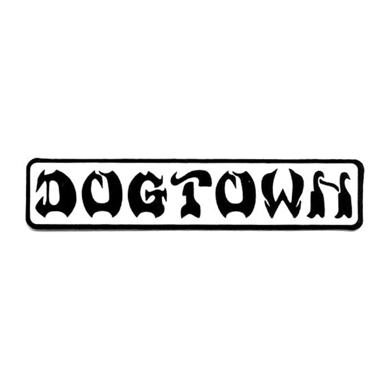 DOGTOWN　ステッカー　"BAR LOGO STICKER"　(White / Black)