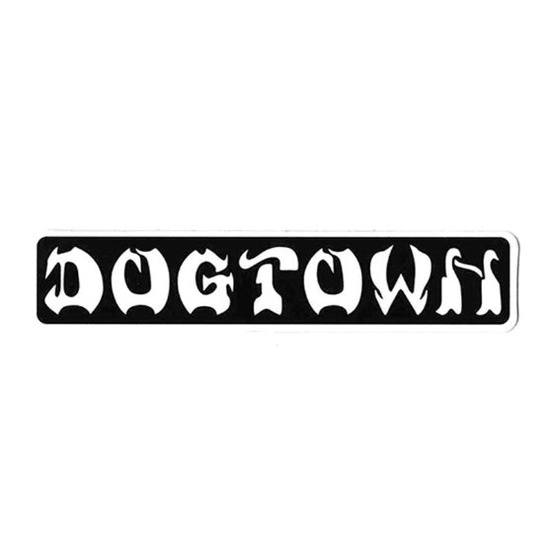 DOGTOWN ステッカー "BAR LOGO STICKER" (Black / White)