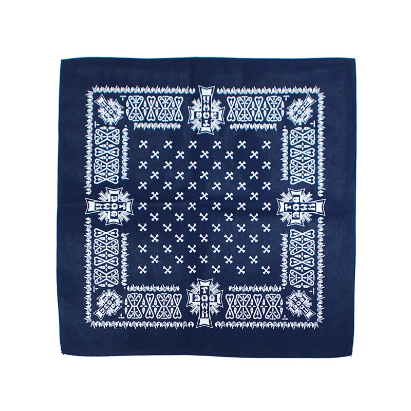 DOGTOWN バンダナ "BANDANA" (Navy)