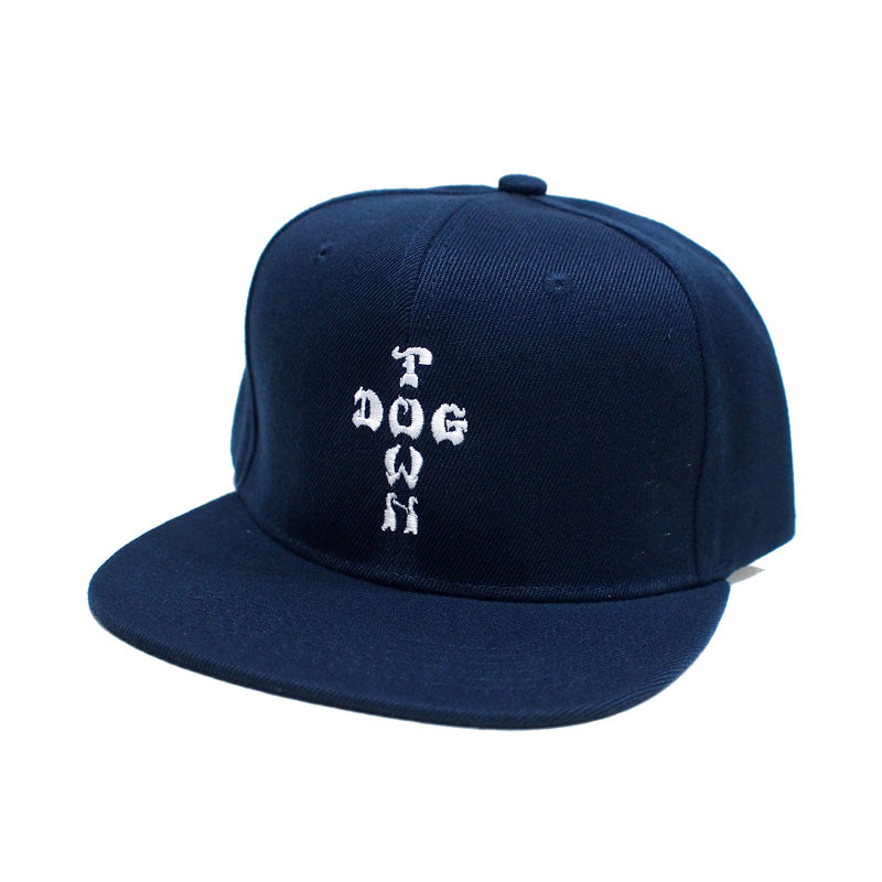 DOGTOWN　キャップ　"CROSS LETTERS SNAPBACK CAP"　(Navy)