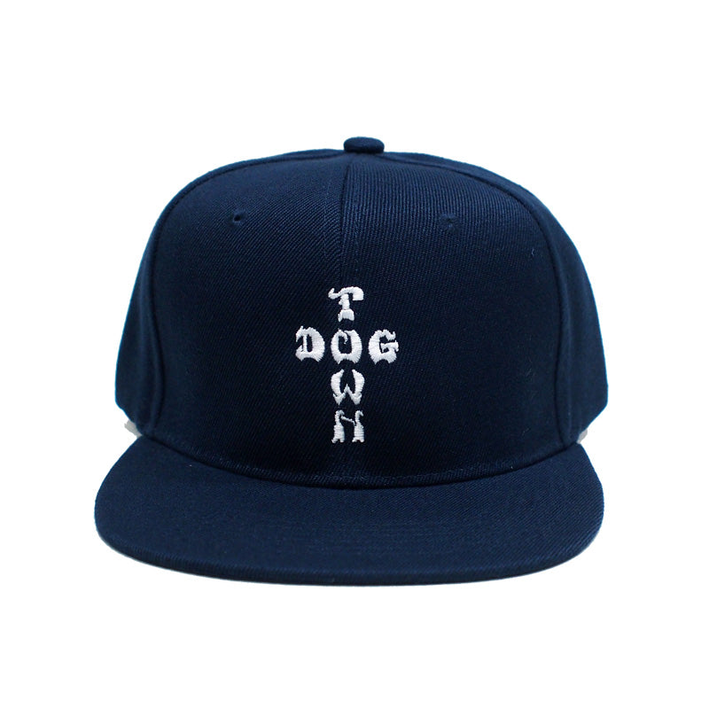 DOGTOWN　キャップ　"CROSS LETTERS SNAPBACK CAP"　(Navy)