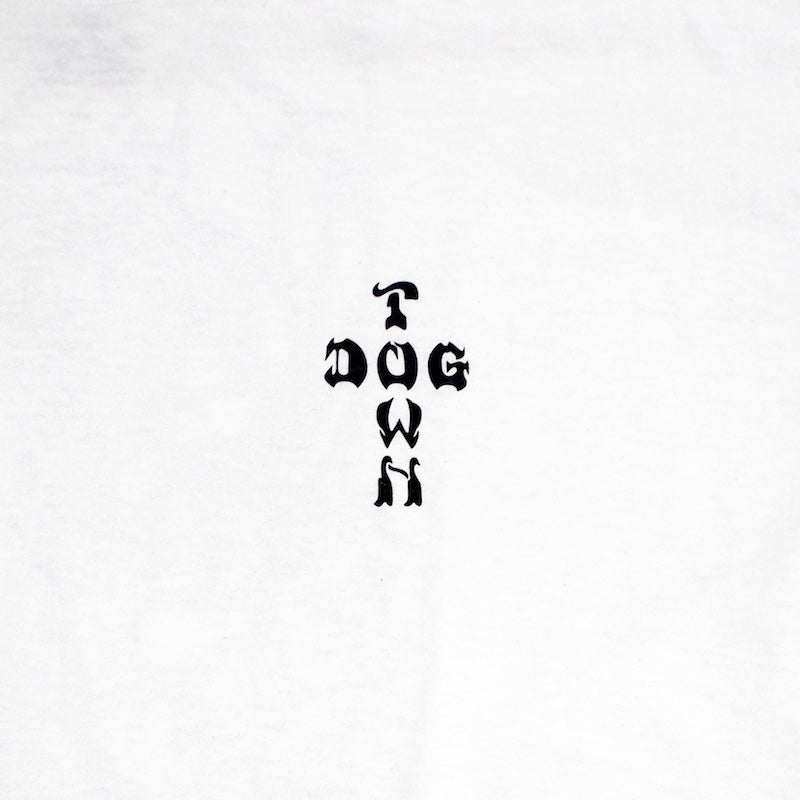 DOGTOWN　Tシャツ　"DT DRESSEN 1 TEE"　(White / Black)