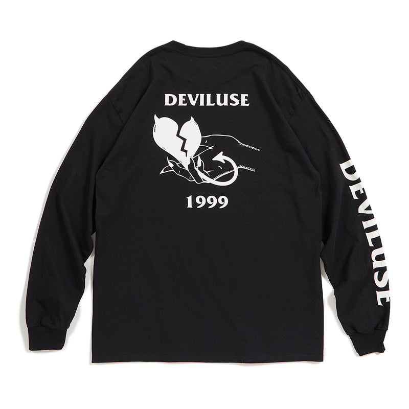 Deviluse　L/STシャツ　"CREATE IT L/S TEE"　(Black)