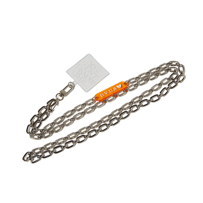 Deviluse　スマホストラップ　"SMART PHONE CHAIN STRAP"　(Orange)