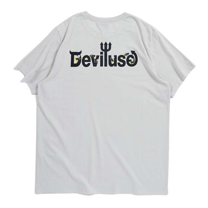 Deviluse　Tシャツ　"BEEHIVE TEE"　(Silver)