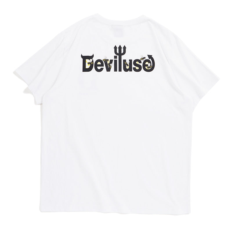 Deviluse　Tシャツ　"BEEHIVE TEE"　(White)