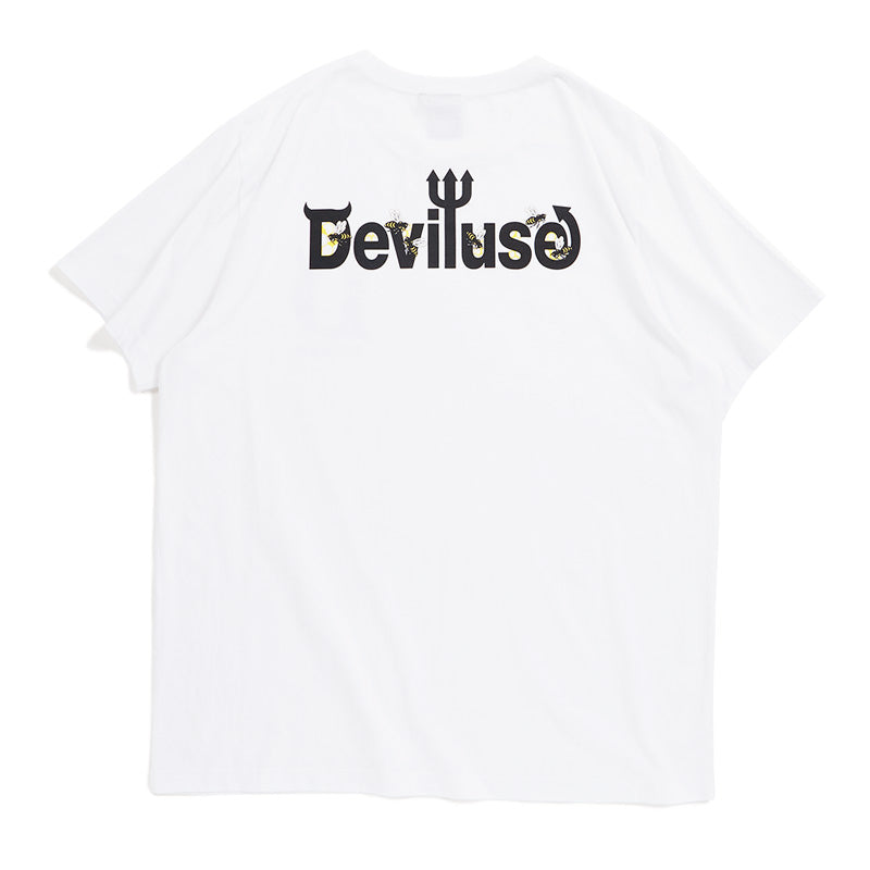 Deviluse Tシャツ "BEEHIVE TEE" (White)
