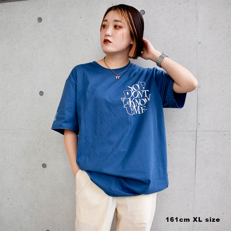 Deviluse　Tシャツ　"YOU DON'T KNOW ME TEE"　(Navy)