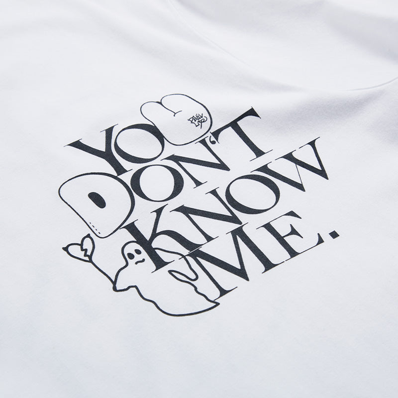 Deviluse　Tシャツ　"YOU DON'T KNOW ME TEE"　(White)