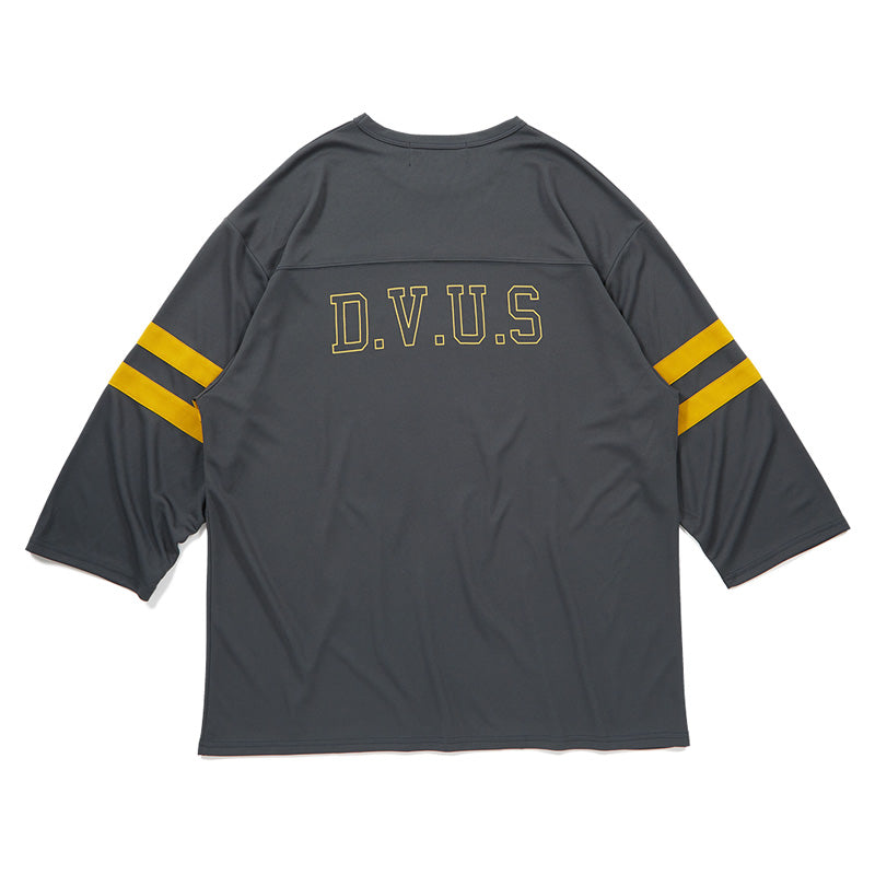 Deviluse　フットボールTシャツ　"FOOTBALL TEE"　(Charcoal)