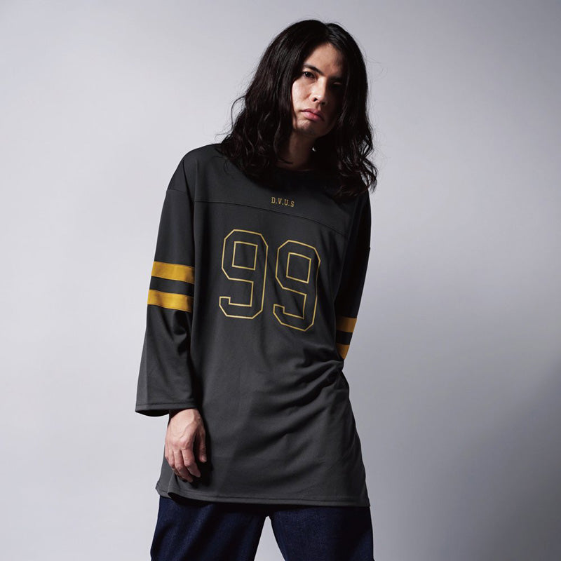 Deviluse　フットボールTシャツ　"FOOTBALL TEE"　(Charcoal)