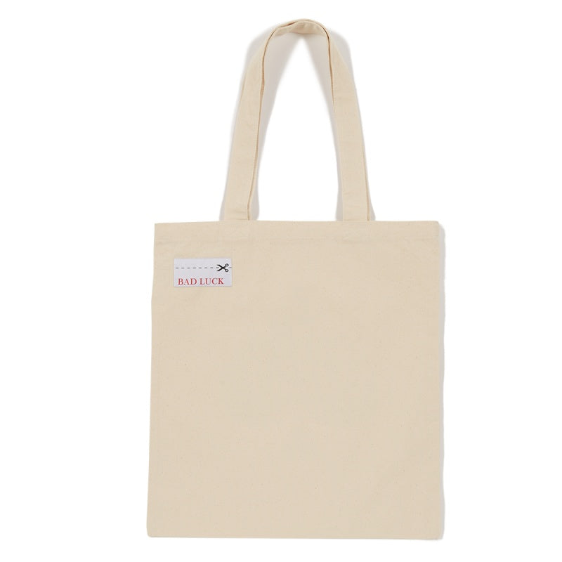 Deviluse トートバッグ "SPADE TOTE" (Natural / Black)
