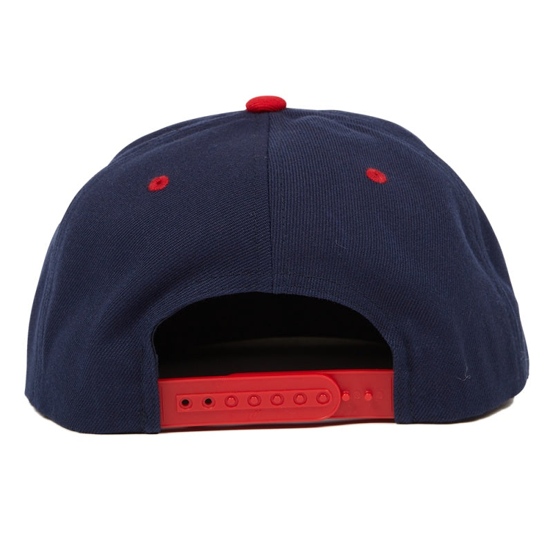 Deviluse キャップ "ARCH SNAPBACK CAP" (Navy / Red)
