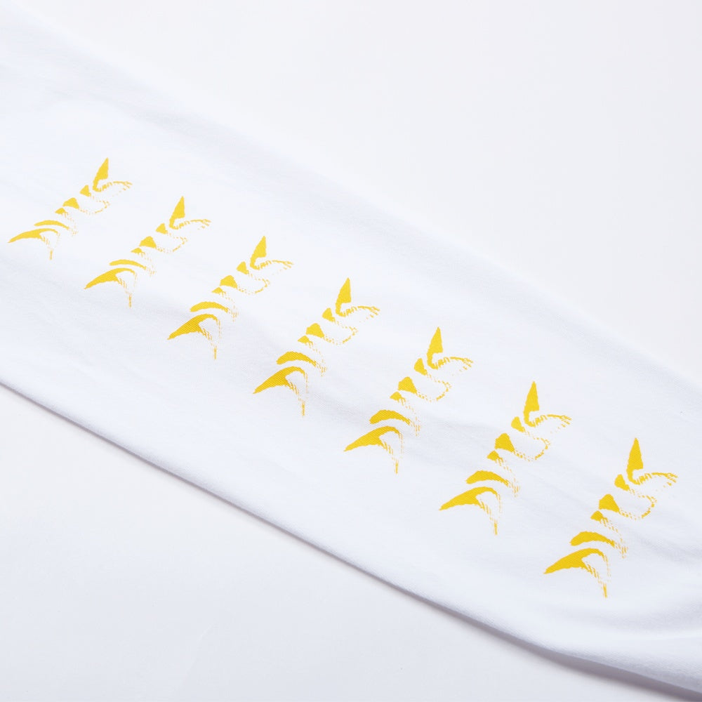 Deviluse L/STシャツ "BORN TO BE FREE L/S TEE" (White)